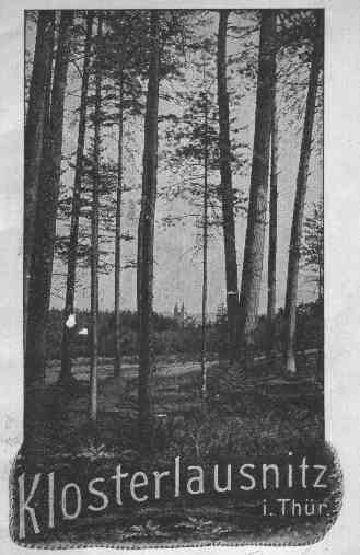 Broschre ber Klosterlausnitz etwa aus der Zeit um 1910