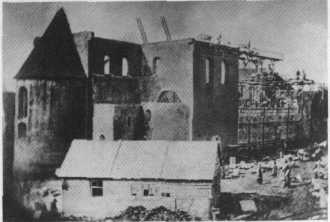 Wiederaufbau der Klosterkirche